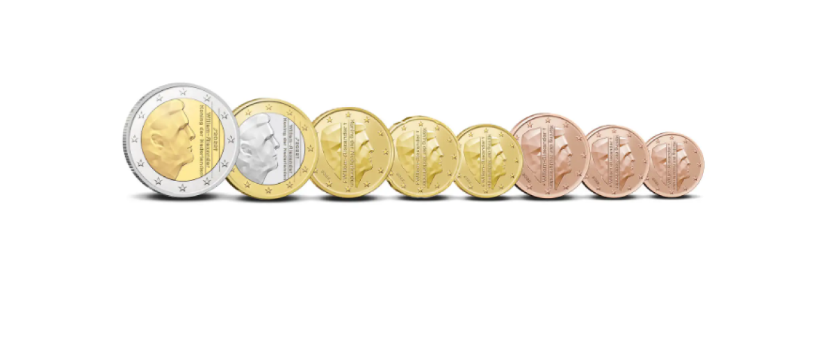 Serie 8 pièces Euros Pays-Bas 2022 - 1 centimes à 2€