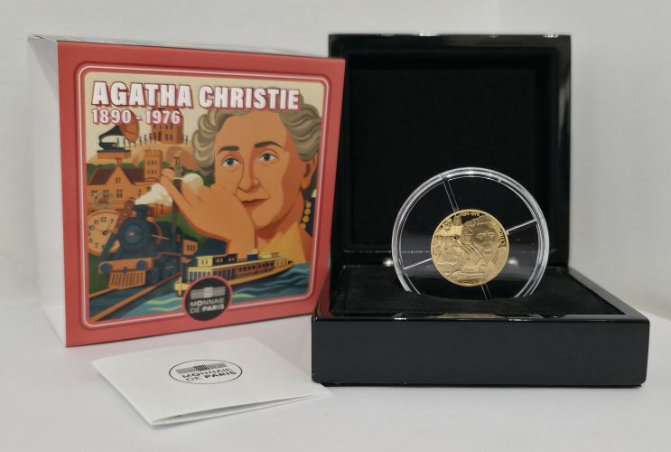 Coffret 50€ Or Gold 999/1000 Agatha Christie 2026 - 1/4 Oz