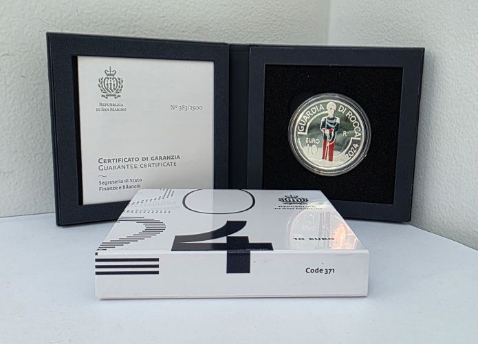 Coffret 10€ Euros Argent 925/1000 Saint Marin 2024 Guardia di Rocca