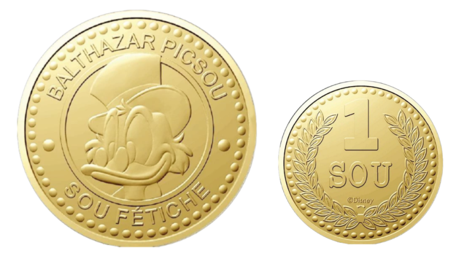 PREVENTE - Mini Médaille Monnaie de Paris 2026 Picsou Sou Fétiche