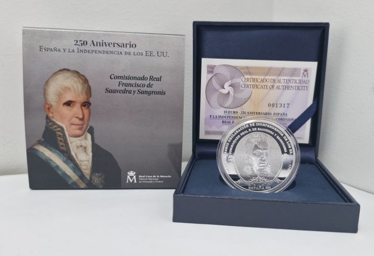 Coffret 10€ Euros Argent 925/1000 Espagne 2026 Francisco de Saavedra