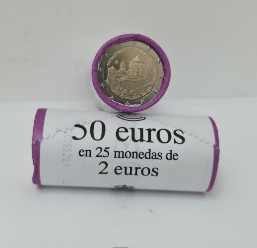 Rouleau 25 x 2€ Euros Commémorative Espagne 2026 Poblet UNC