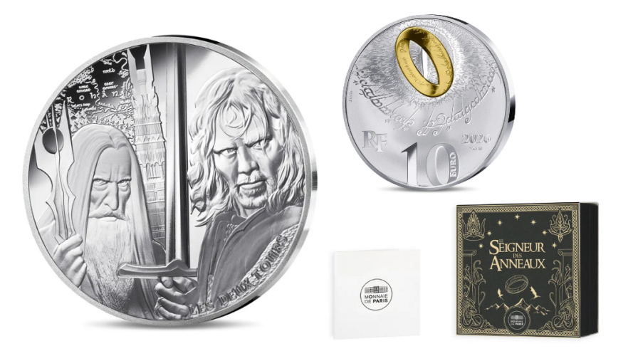 Coffret 10€ Argent Silver 999/1000 France 2026 Seigneur Anneaux Les 2 Tours