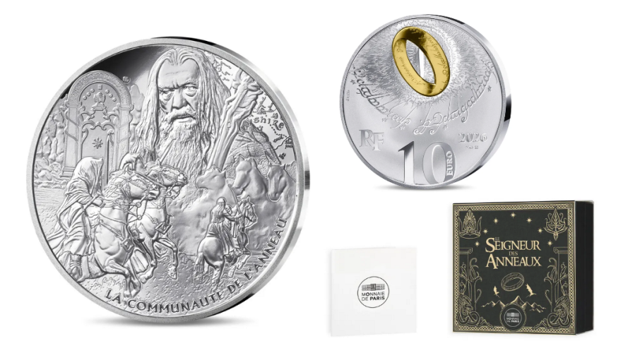 Coffret 10€ Argent Silver 999/1000 France 2026 Seigneur Anneaux Communauté