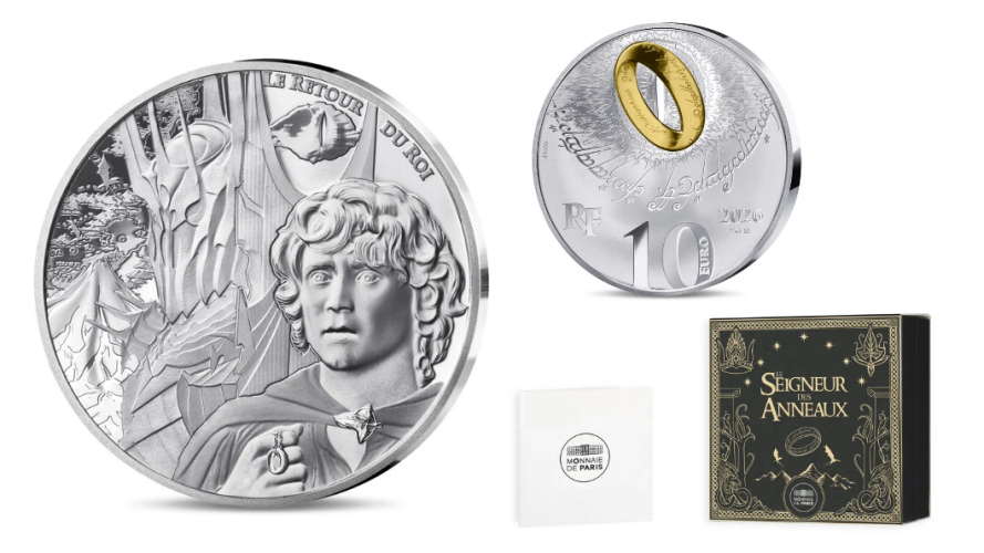 Coffret 10€ Argent Silver 999/1000 France 2026 Seigneur Anneaux Retour Roi