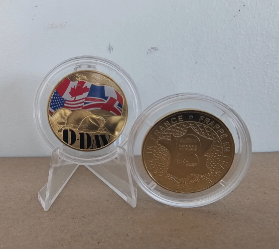 Mini Medaille Monnaie de Paris 2024 D Day 80 Ans Debarquement