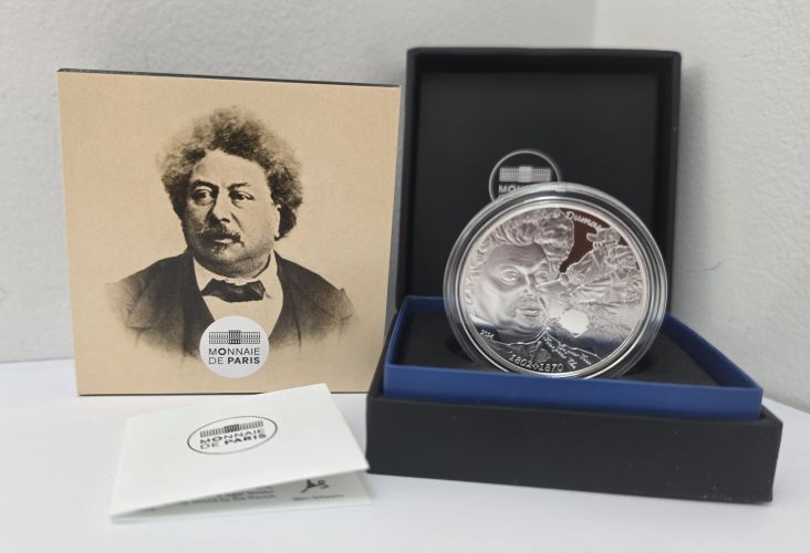 Coffret 10€ Euros Argent 999/1000 Alexandre Dumas 2024