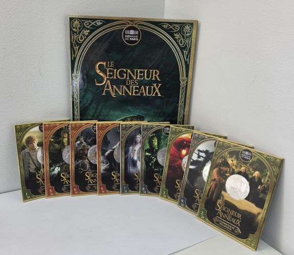 Serie 9 x 10€ Euros France 2026 Seigneur des Anneaux / Lord of the Rings