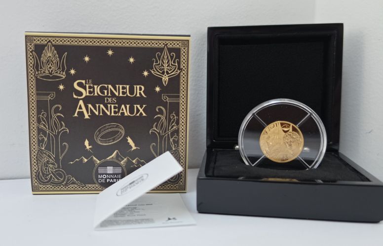 Coffret 50€ Or Gold 999/1000 France 2026 Seigneur des Anneaux 1/4Oz