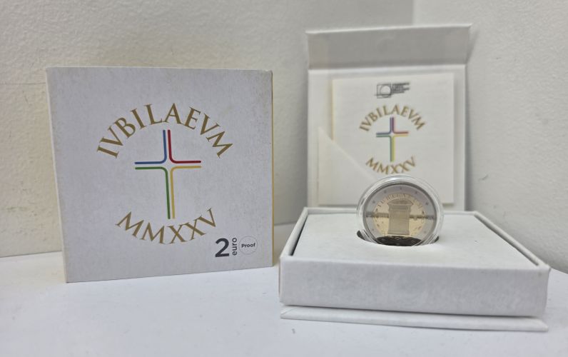 Coffret BE Proof 2€ Euros Commémorative Italie 2025 Jubileum