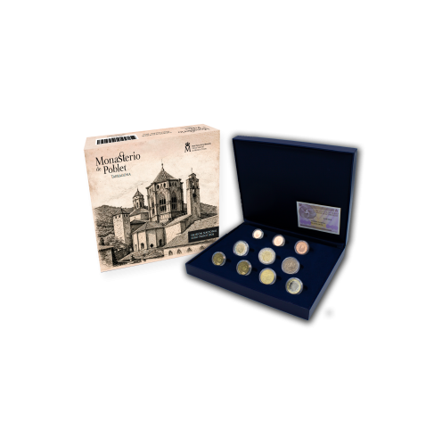 PREVENTE Coffret BE Proof Euros Espagne 2026 - 8 pièces + 2€ Poblet + Inclusion