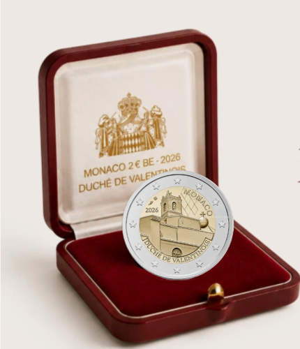 PREVENTE Coffret 2€ Euros Commémorative Monaco 2026 Duché de Valentinois