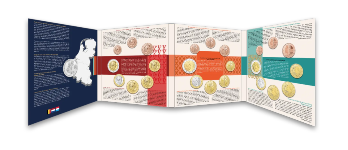 Coffret BU Euros BENELUX 2026 - Pays-Bas / Belgique / Luxembourg