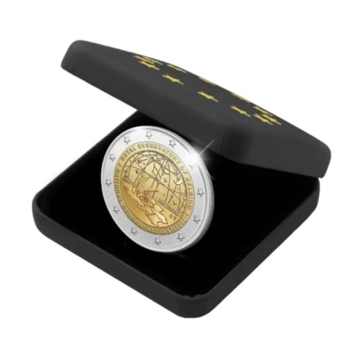 PREVENTE Coffret 2€ BE Proof Poli Inversé Euros Commémorative Belgique 2026 Observatoire