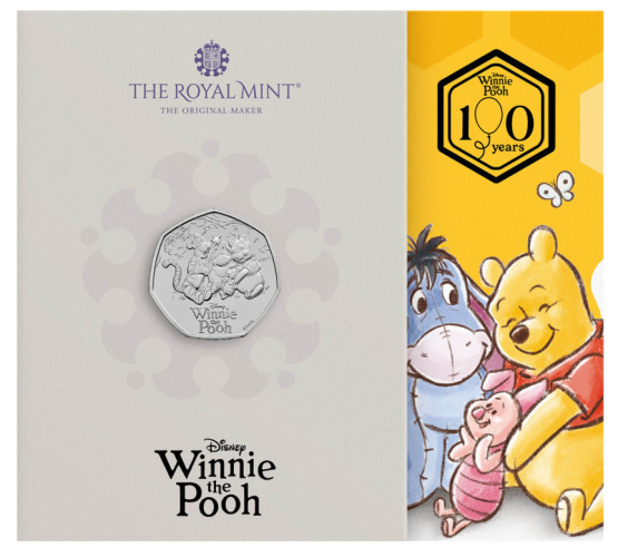 Coincard 0,5 Pounds BU Royaume-Uni 2026 - Winnie l'Ourson & Friends
