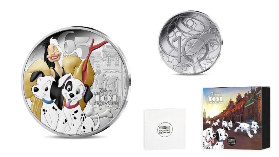 Coffret 10€ BE Proof Euros Argent France 999/1000 - Disney 2026 101 Dalmatiens