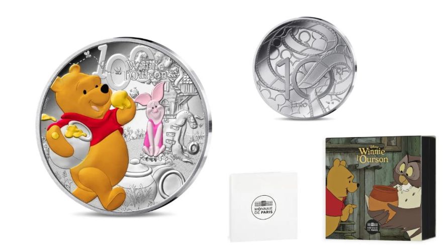 Coffret 10€ BE Proof Euros Argent France 999/1000 - Disney 2026 Winnie L'Ourson