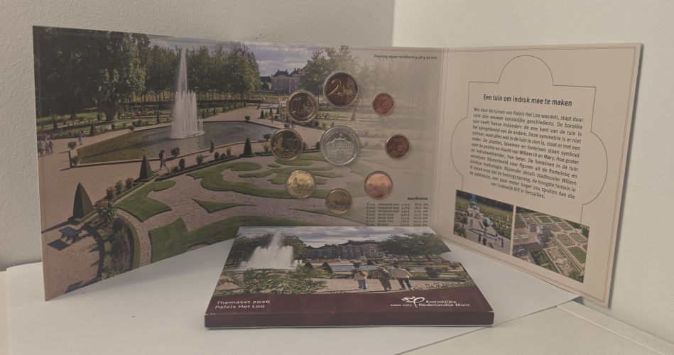 Coffret BU 8 pièces Euros Pays-Bas 2026 Thema Set Palais Het Lo