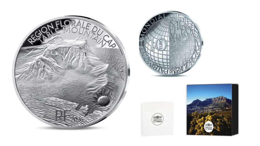 Coffret 10€ Argent Silver 999/1000 France 2026 Unesco Table Mountain