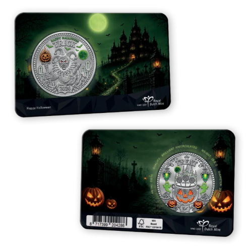 Coincard Médaille Pays-Bas 2026 Halloween