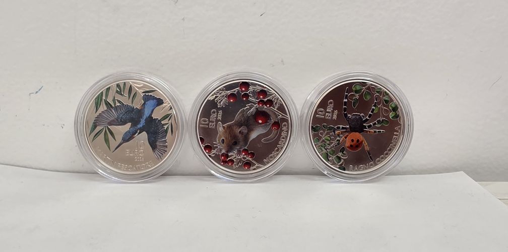Lot 3 x 10€ Euros Saint-Marin 2026 Faune Sauvage