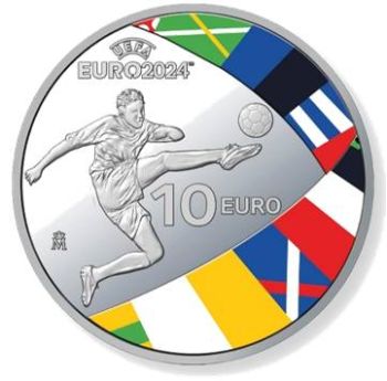 10€ Argent UEFA 2024